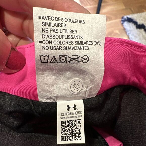 Under Armour Women's Fly By 2.0 Running Shorts Pink 1350196 SZ 3XL - Picture 6 of 6